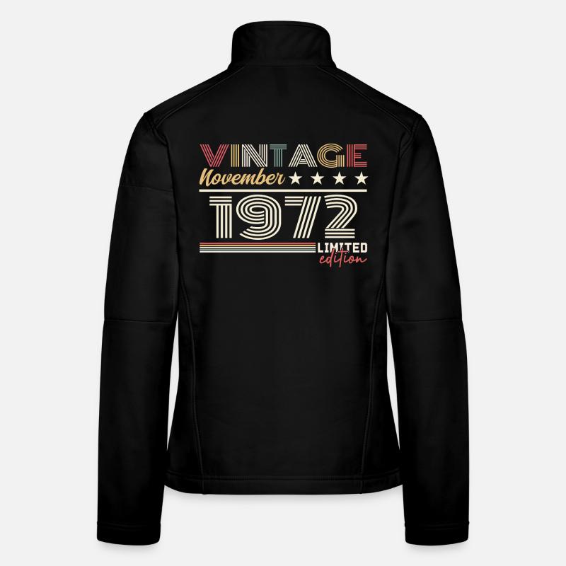 Novembre 1972 Veste en tissu softshell Femme