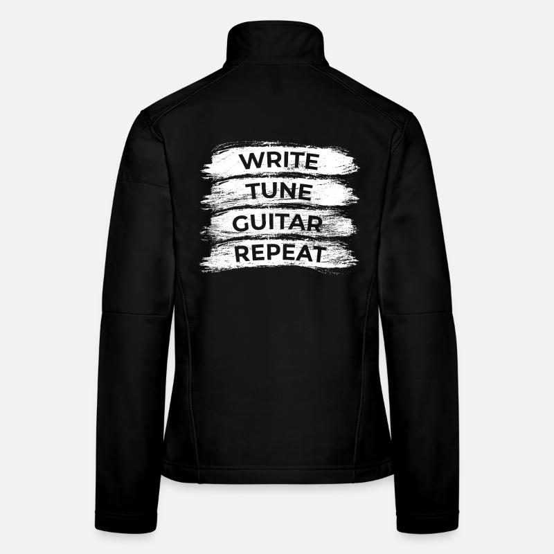 Guitar Player Routine Women's Softshell Jacket