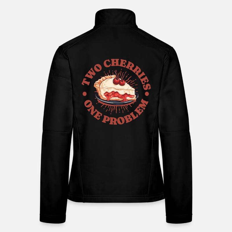 Cherries Cherry Pie Two Cherries Gift Women's Softshell Jacket
