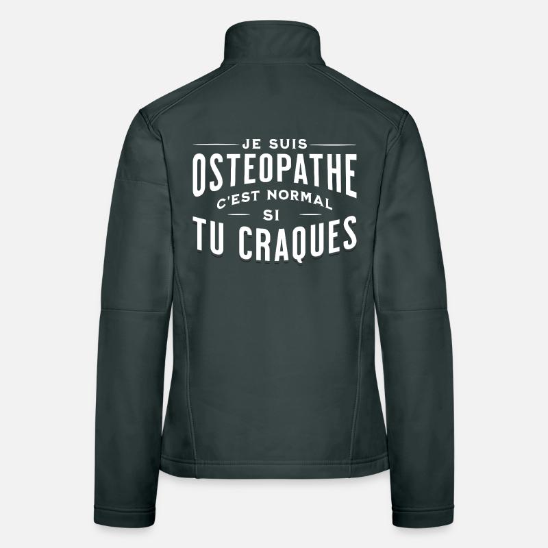 Ich bin Osteopath Frauen Softshelljacke