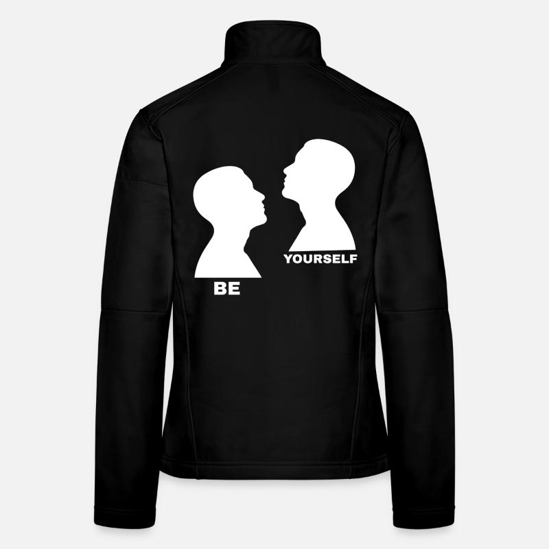 Be Yourself – Minimalistisches Motiv Frauen Softshelljacke