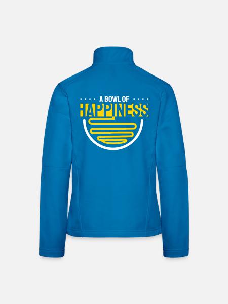 Eine Schüssel voller Glücks-Ramen - Frauen Softshelljacke - Schwarz - Hinten