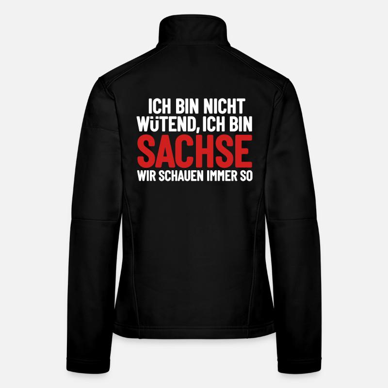 I'm not angry - I'm Saxon Women's Softshell Jacket