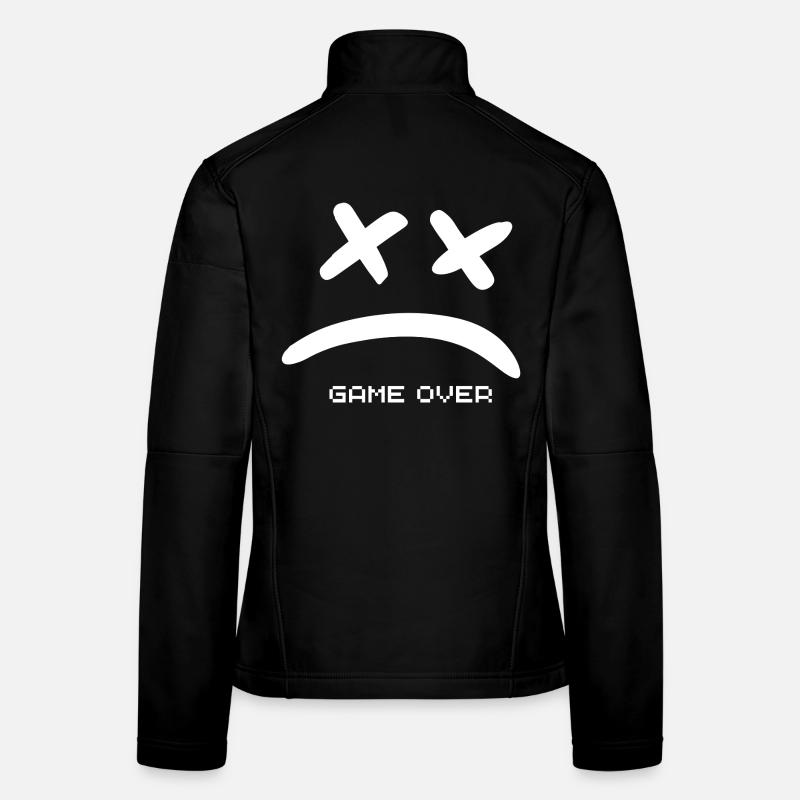 Game Over no Smile white Women's Softshell Jacket