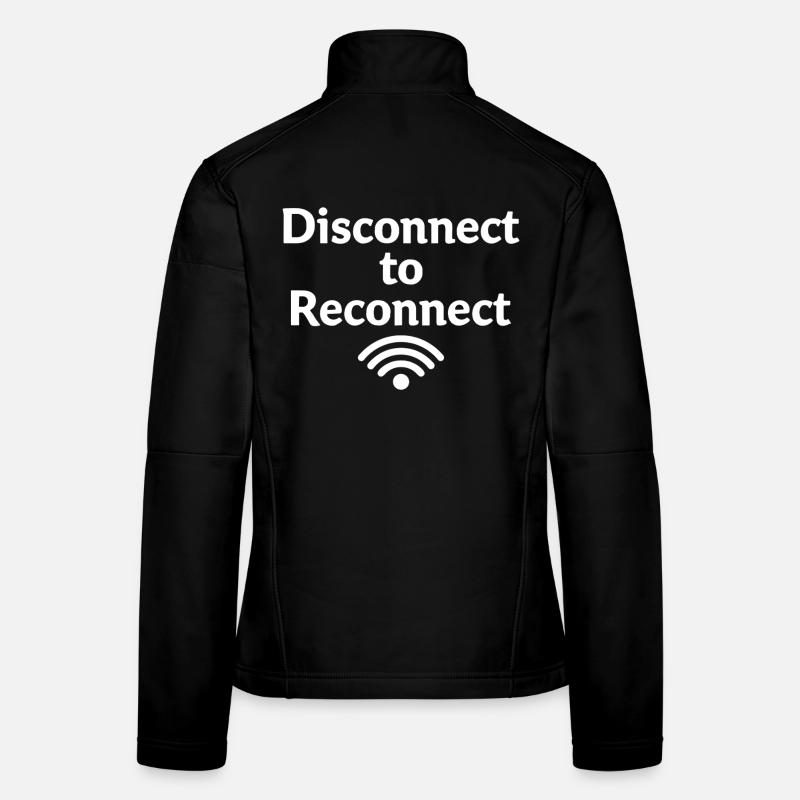 Déconnectez-vous pour vous reconnecter Arrêtez-vous d’abord Veste en tissu softshell Femme