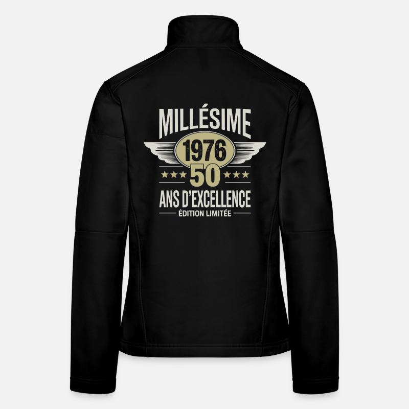 Millésime 1976 50 Ans d’Excellence Édition Limitée Veste en tissu softshell Femme