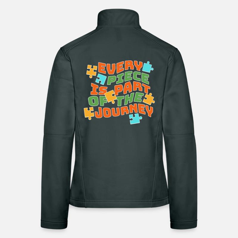 Autismus Team: Gemeinsam Stark Frauen Softshelljacke