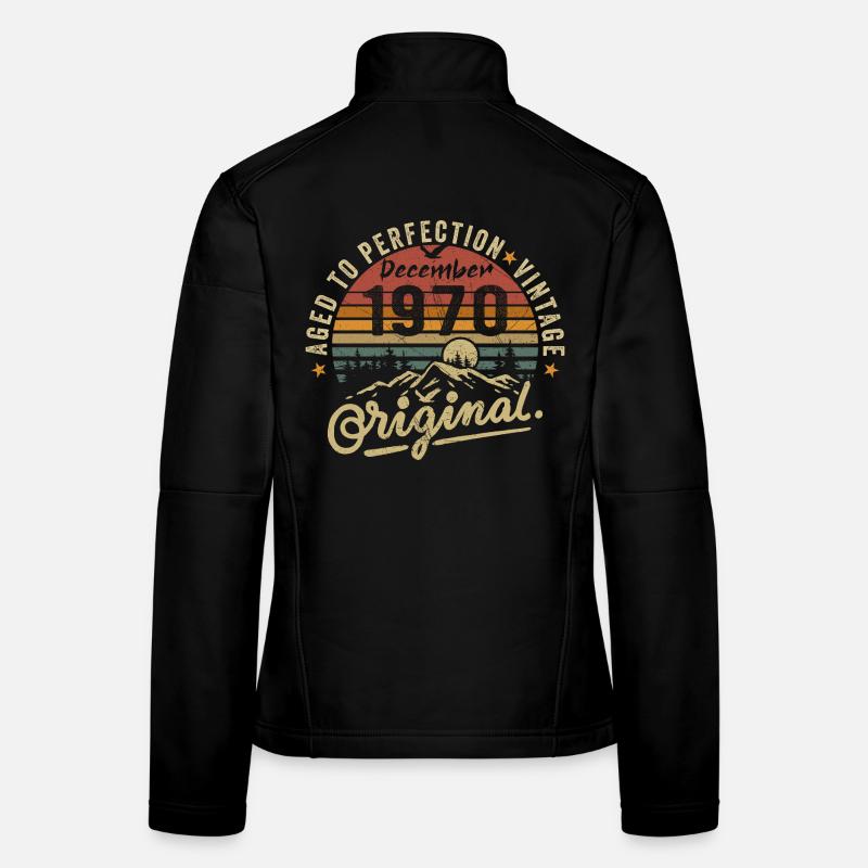 Les légendes ont été créées en décembre 1970 Veste en tissu softshell Femme