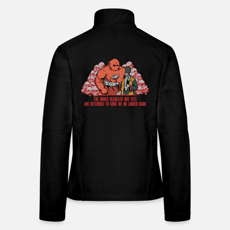 Golem De Prague Créatures Mythologiques Veste en tissu softshell Femme