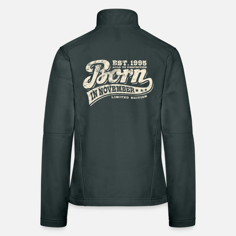 Born in November 1995 - Geburtstag - Geschenk Frauen Softshelljacke