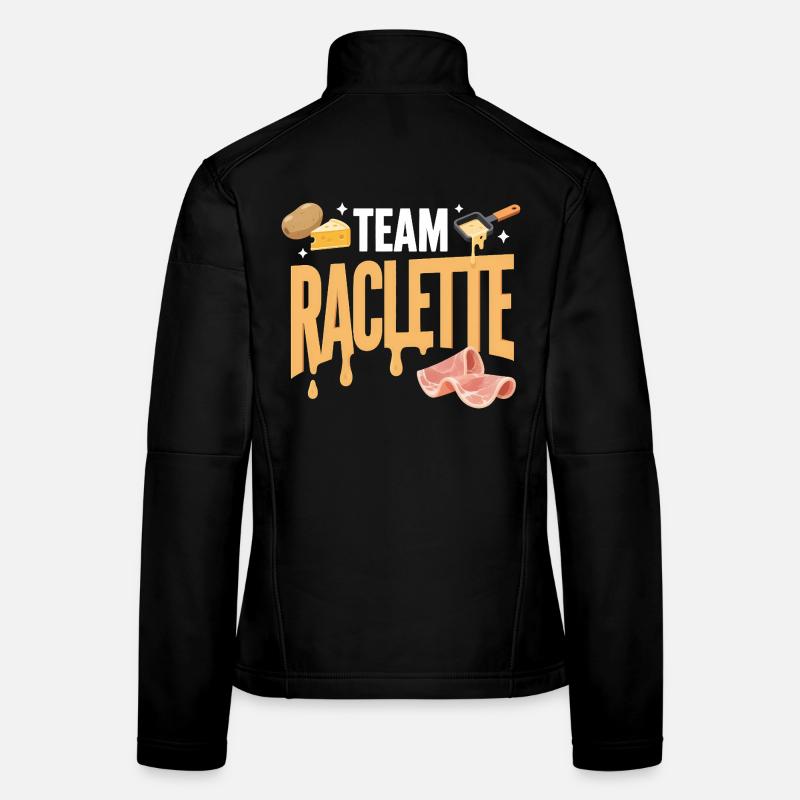 Team Raclette Funny Mountain Winter Gift Women's Softshell Jacket