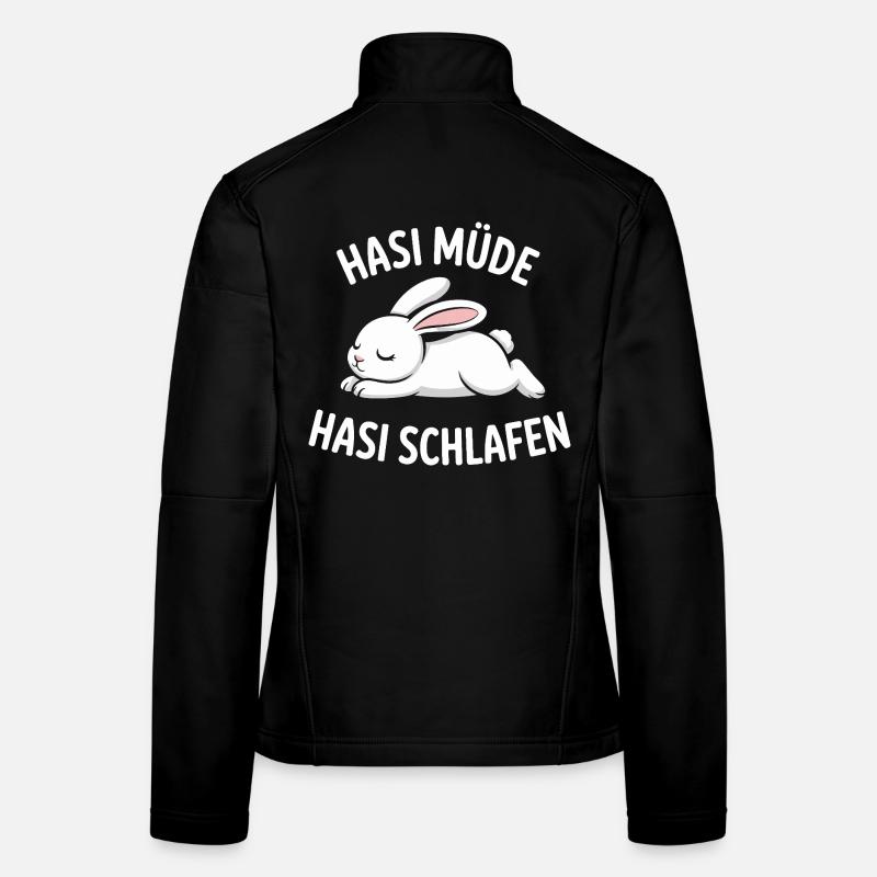 Hasi Müde Hasi Schlafen Frauen Softshelljacke