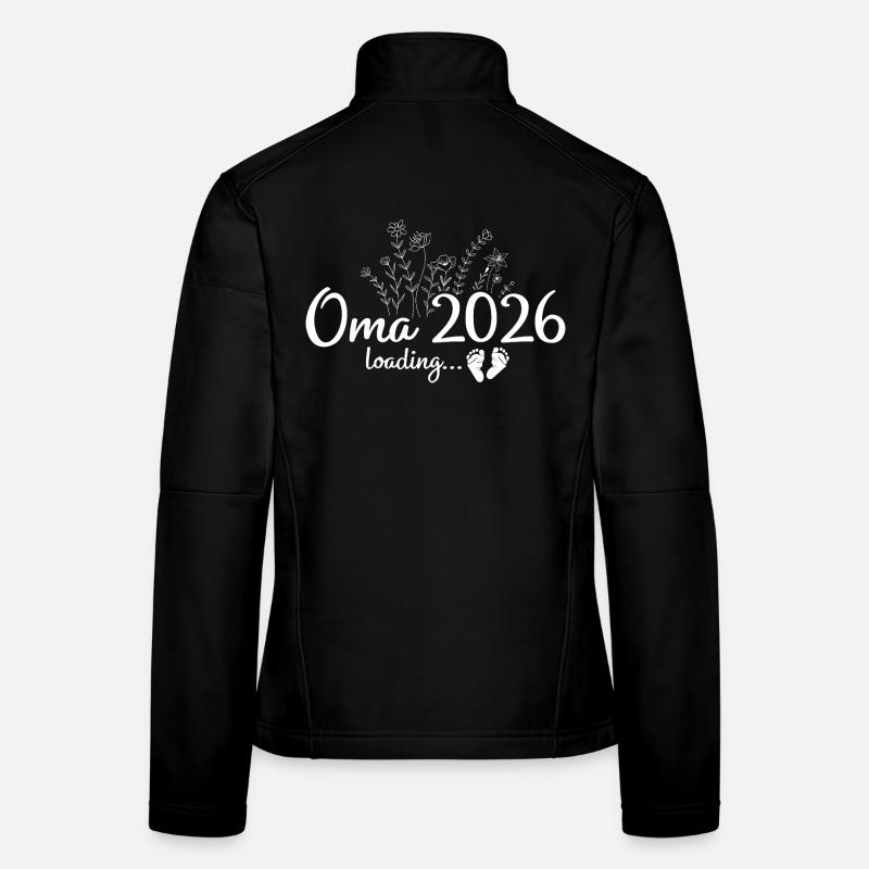 Werdende Oma 2026 - Schwangerschaft ankündigen Frauen Softshelljacke