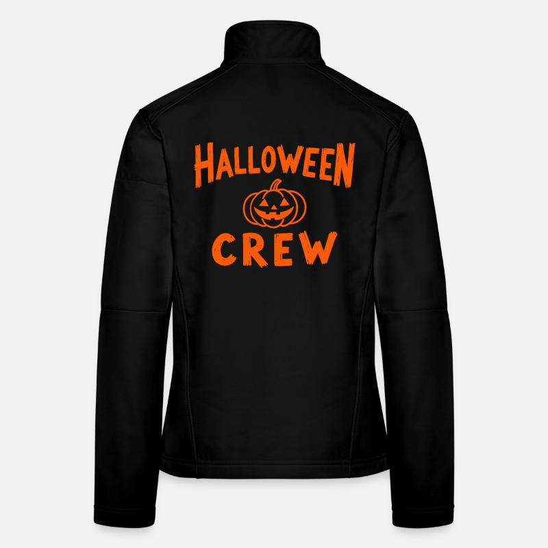 Équipe d’Halloween Pumpkin Head Troop Veste en tissu softshell Femme