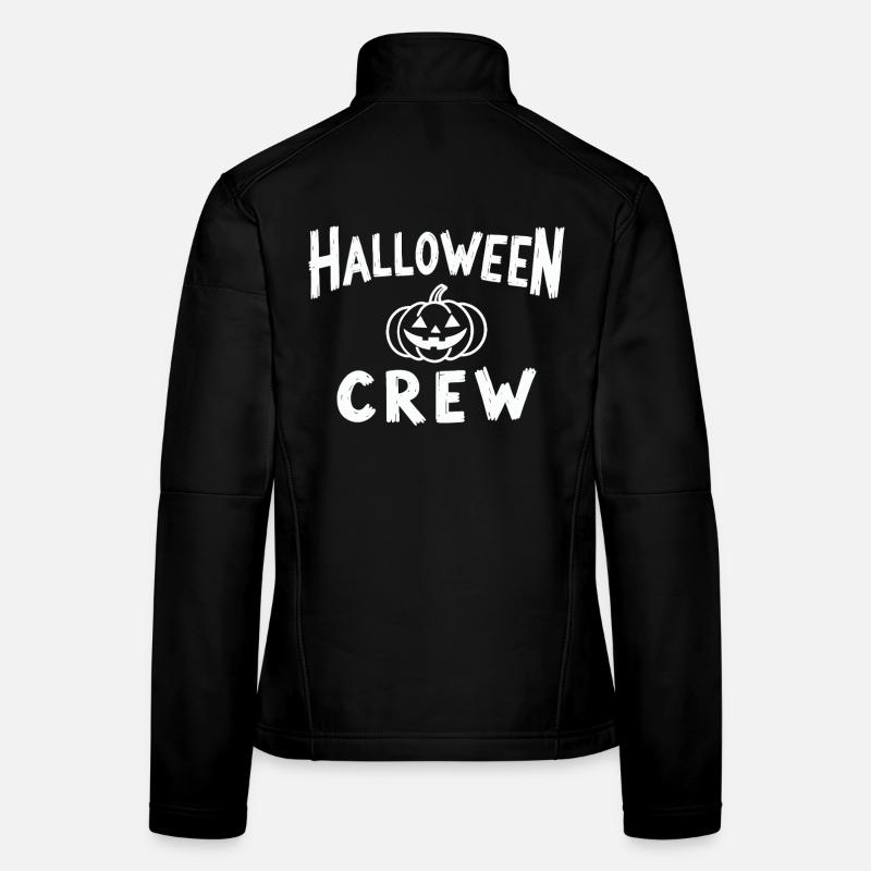 Halloween Crew Pumpkin Head Troop Women's Softshell Jacket