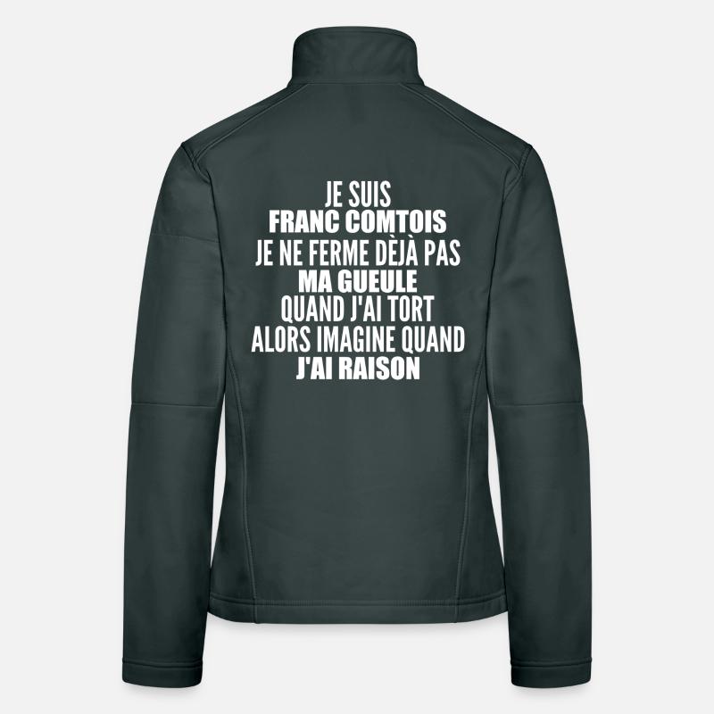 Franc comtois I don't shut my mouth frank comté Women's Softshell Jacket