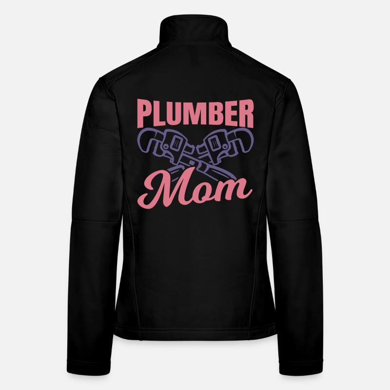 Mère plombière Veste en tissu softshell Femme