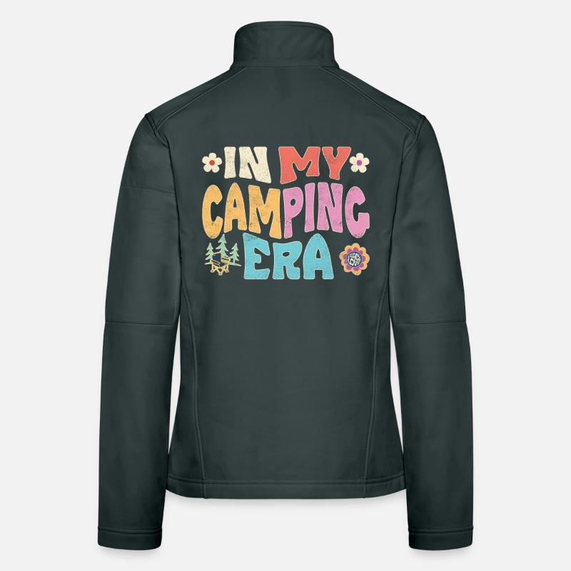 À l’époque du camping Veste en tissu softshell Femme