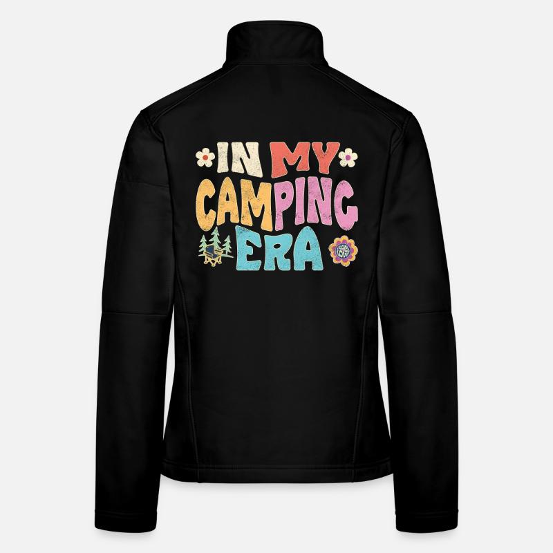 À l’époque du camping Veste en tissu softshell Femme