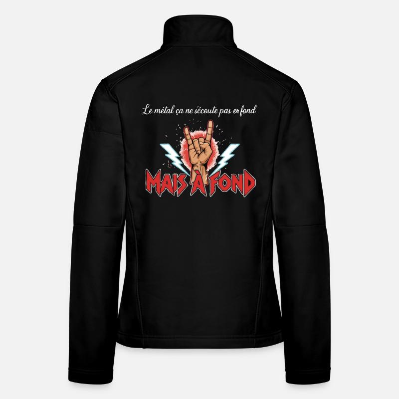 Metal Ear Sheet - Hand Women's Softshell Jacket