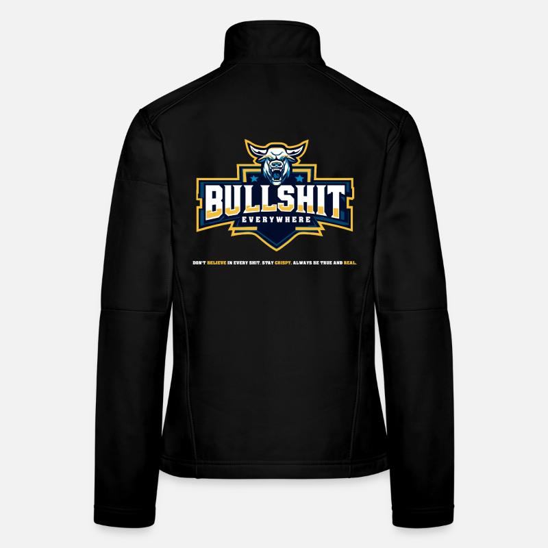 Bullshit Everywhere Frauen Softshelljacke