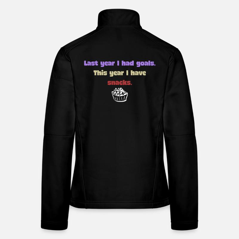 Lustiger Neujahrsspruch - Snack Frauen Softshelljacke