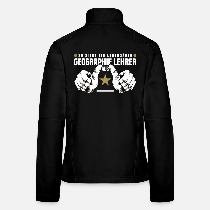 Geographielehrer Frauen Softshelljacke