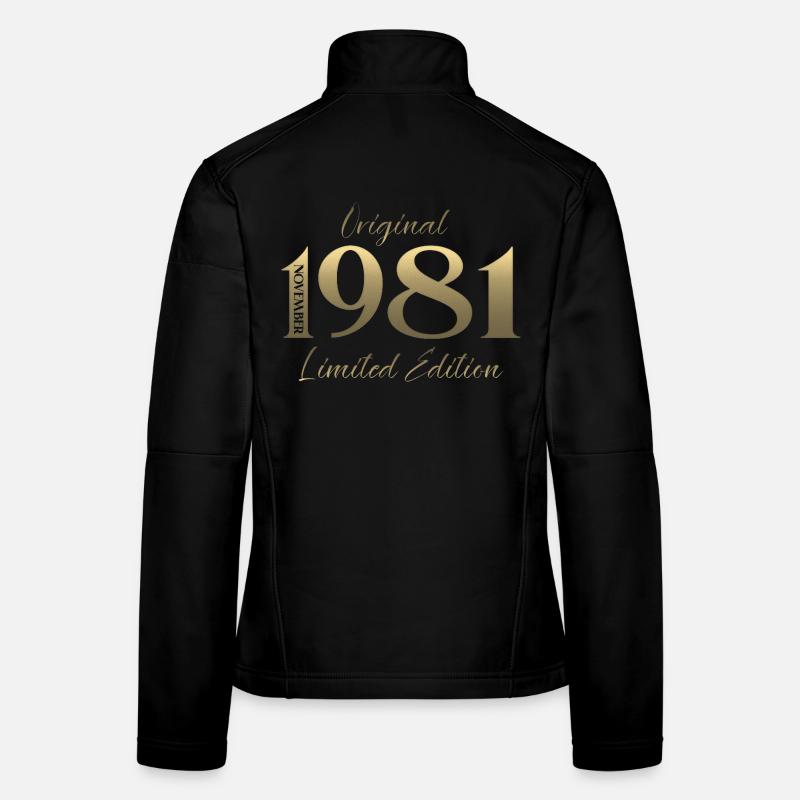 44th Birthday Original November Vintage 1981 Women's Softshell Jacket