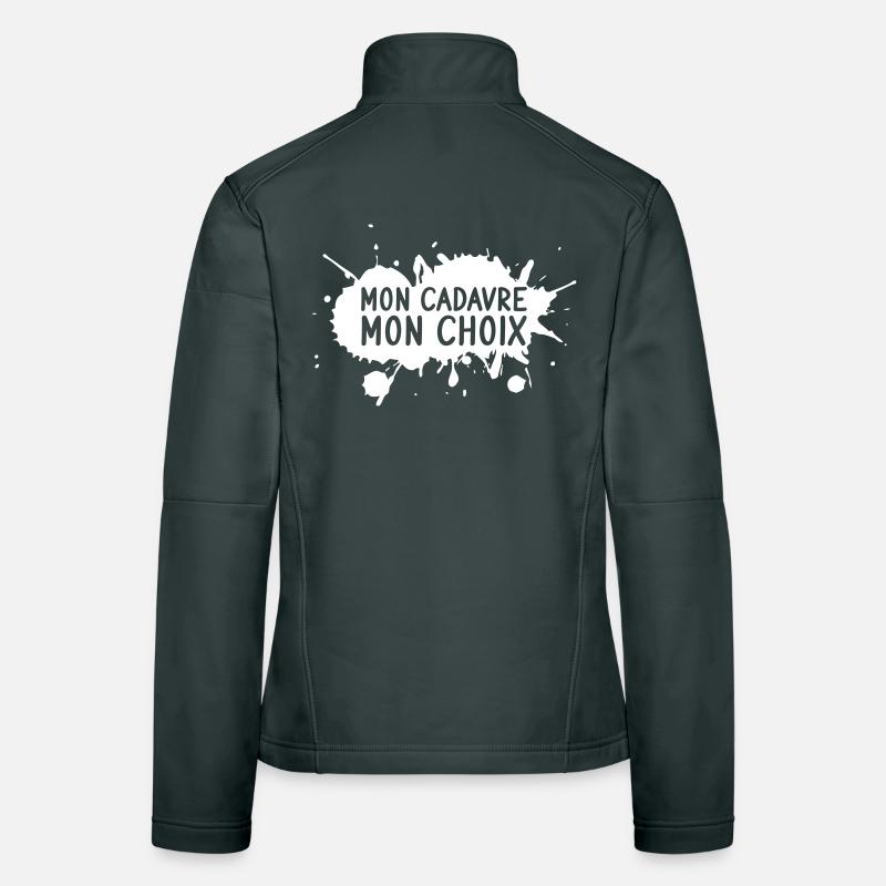 My corpse, my choice Women's Softshell Jacket