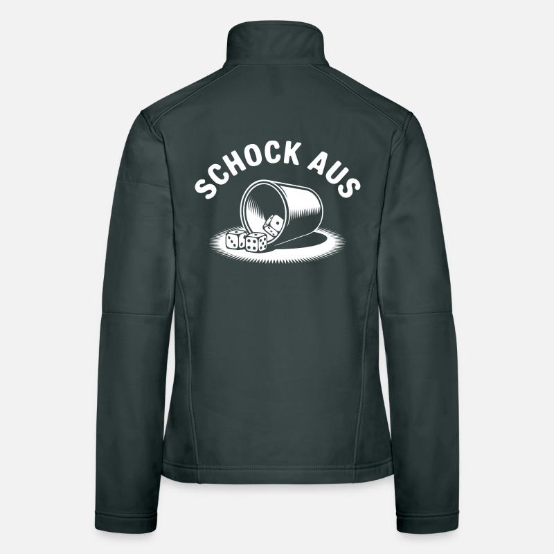 Dice Cup Dice Puzzle Jule Dice Games Women's Softshell Jacket