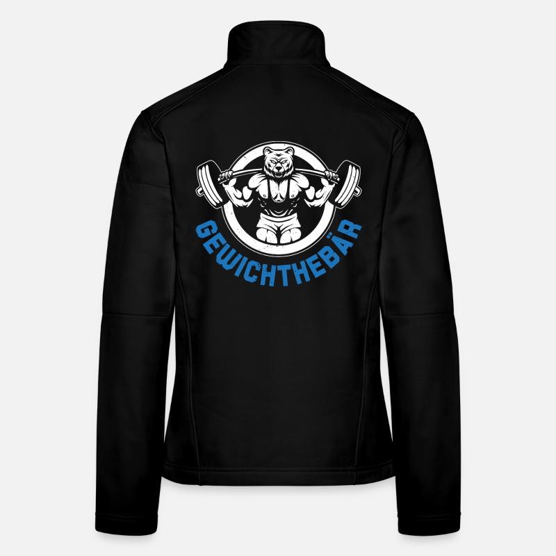 Gym WEIGHTLIFTING Fun Women's Softshell Jacket