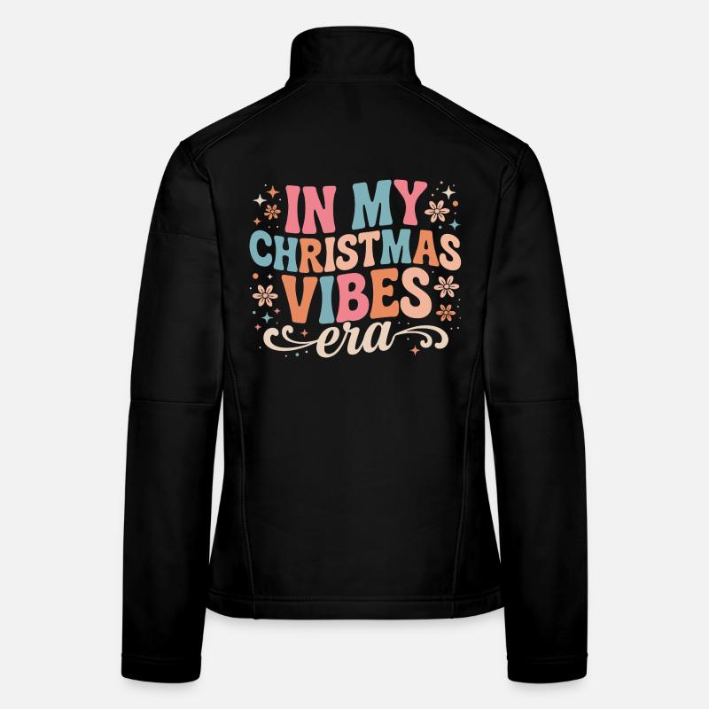 À l’époque de My Christmas Vibes Veste en tissu softshell Femme