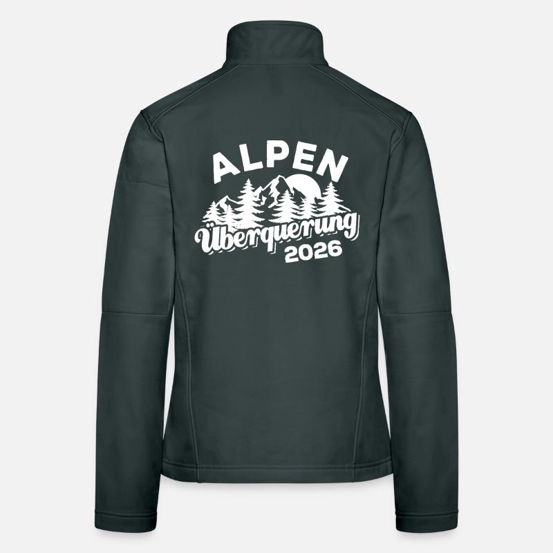 Alpen Überquerung 2026 - Wandern Frauen Softshelljacke