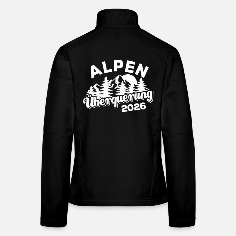 Alpen Überquerung 2026 - Wandern Frauen Softshelljacke