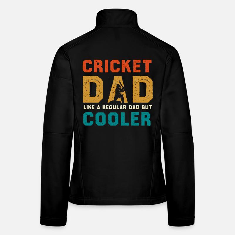 Cricket Dad Cooler Women's Softshell Jacket