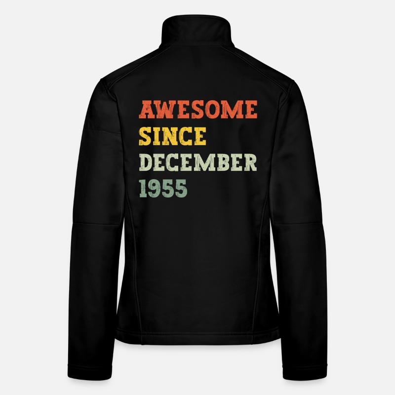 1955 Dezember Geburtstagsgeschenk Frauen Softshelljacke