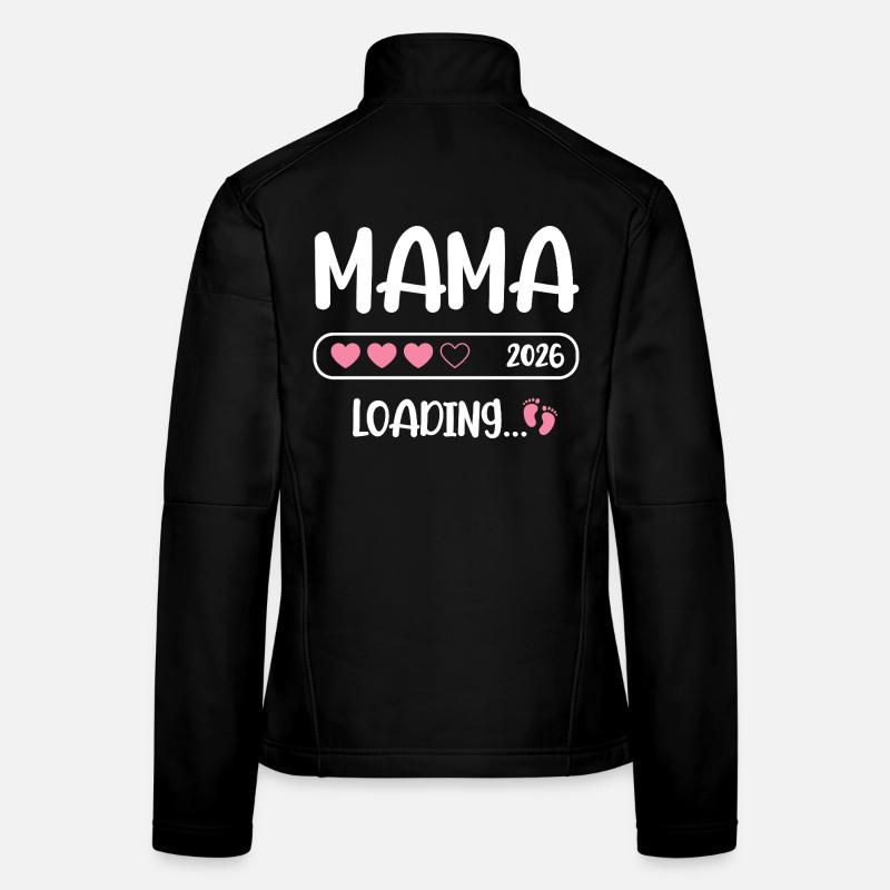 Mama 2026 Schwangerschaftsankündigung Loading  Frauen Softshelljacke