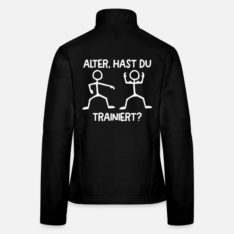 Stick Figure AVEZ-VOUS FORMÉ Funny Veste en tissu softshell Femme
