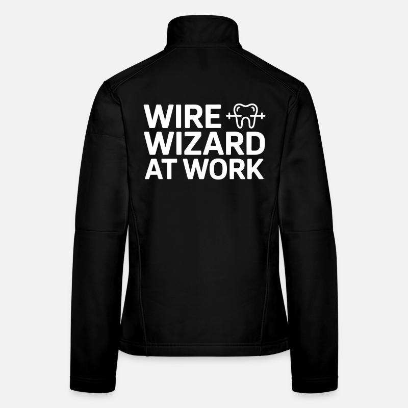 Orthodontic Technician Wire Wizard Clinic Apparel  Women's Softshell Jacket