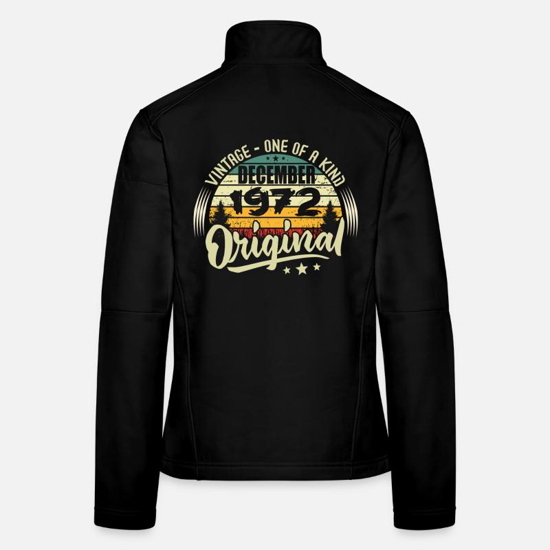 Dezember 1972 - Vintage Authentic Dezember 1972 Frauen Softshelljacke