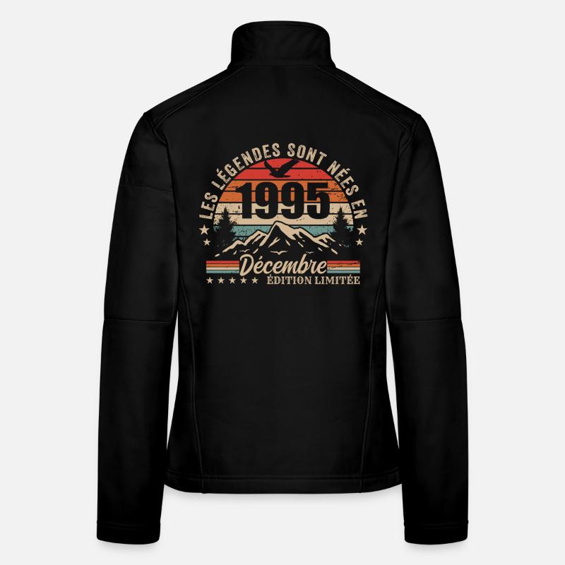 Retro December 1995 - 30th Anniversary Gift Women's Softshell Jacket