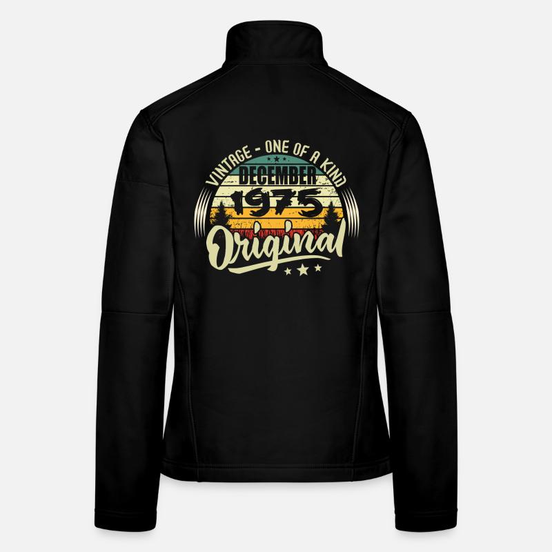 Dezember 1975 - Vintage Authentic Dezember 1975 Frauen Softshelljacke