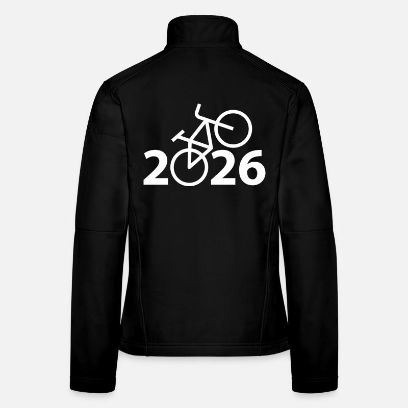 Tour à vélo 2026, VTT 2026, Vélo 2026 Veste en tissu softshell Femme