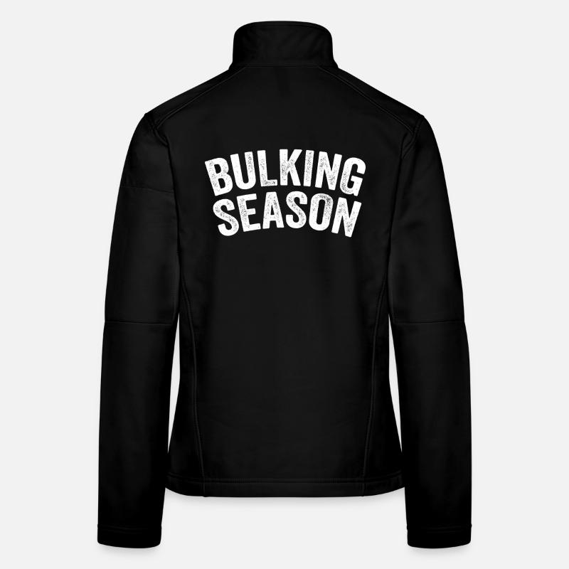 Bulking Season White - Women's Softshell Jacket - black