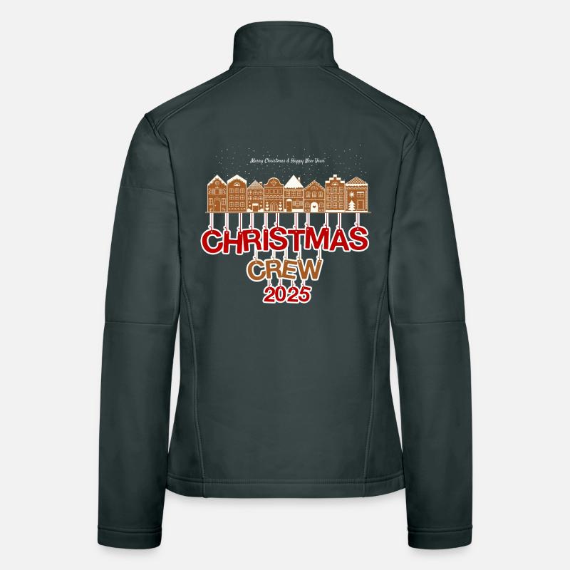 Weihnachtsmannschaft 2025 Lebkuchenhäuser Frauen Softshelljacke