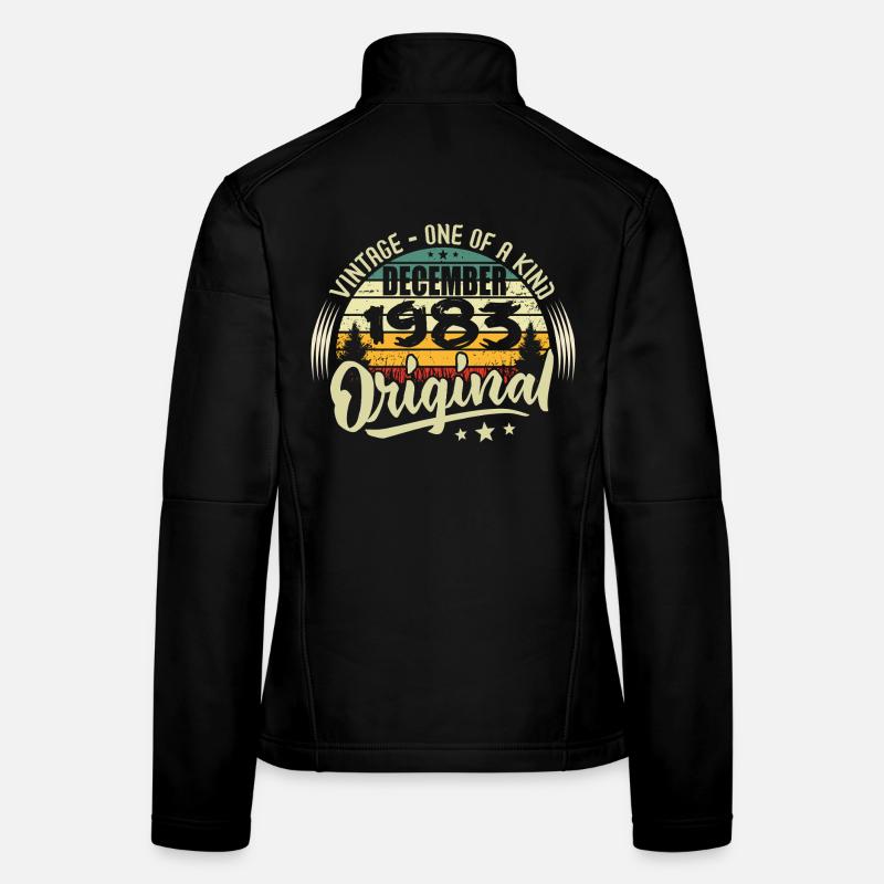 Dezember 1983 – Vintage Authentic Dezember 1983 Frauen Softshelljacke