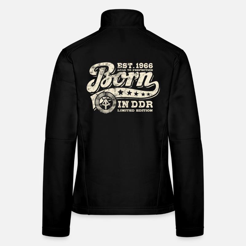 Né en RDA en 1966 - Anniversaire - Ossi Gift Veste en tissu softshell Femme