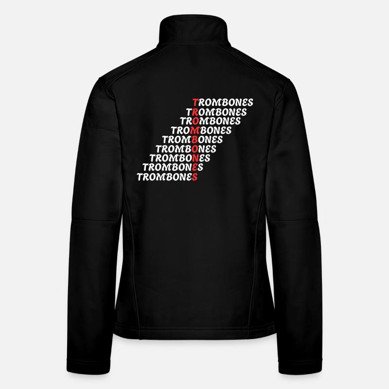 TROMBONES - Veste en tissu softshell Femme - noir