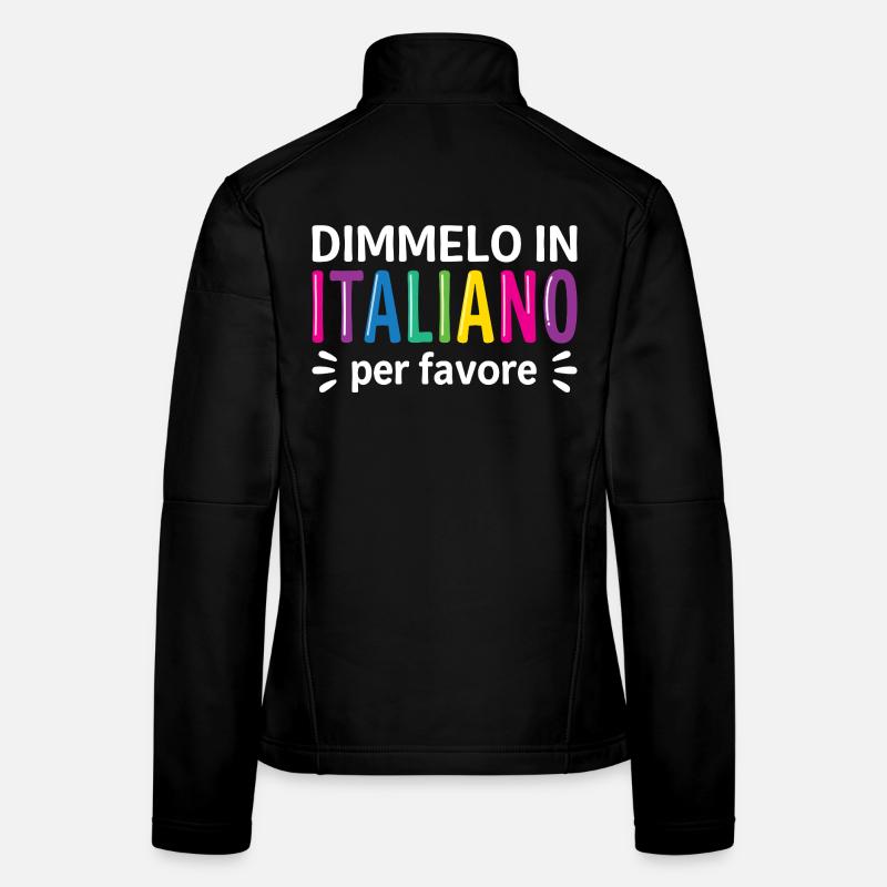 Professeur d’italien bilingue en Italie Veste en tissu softshell Femme