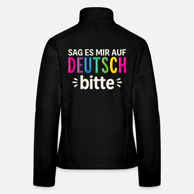 Germany Bilingual German Teacher Women's Softshell Jacket